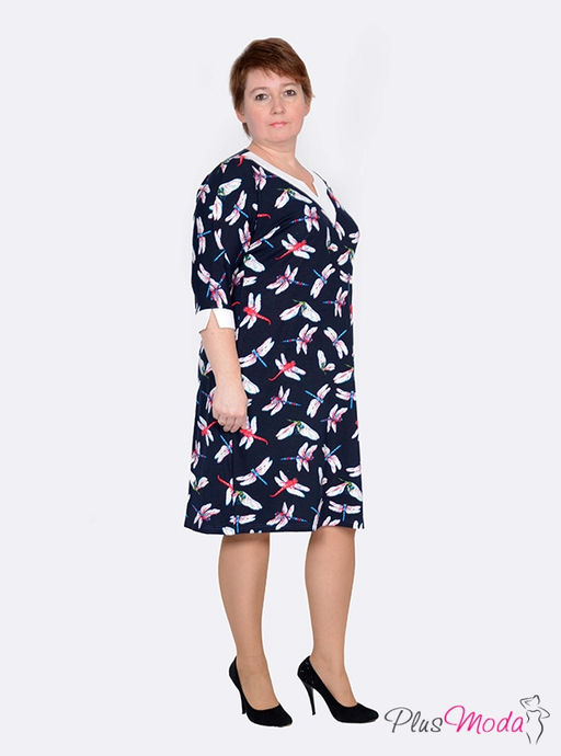 Платье Модель №24 размеры 52-70 - Plusmoda фото 2