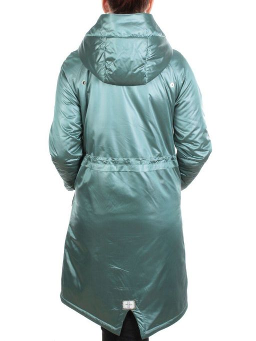 F03 GREEN Куртка демисезонная женская (100 гр. синтепон) - Фабричный китай фото 5