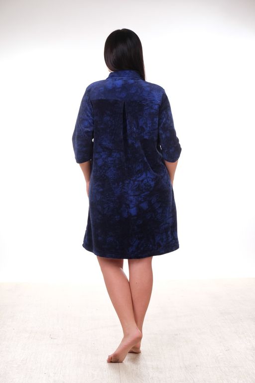 Халат Мелиса т. синий - Марлен фото 3