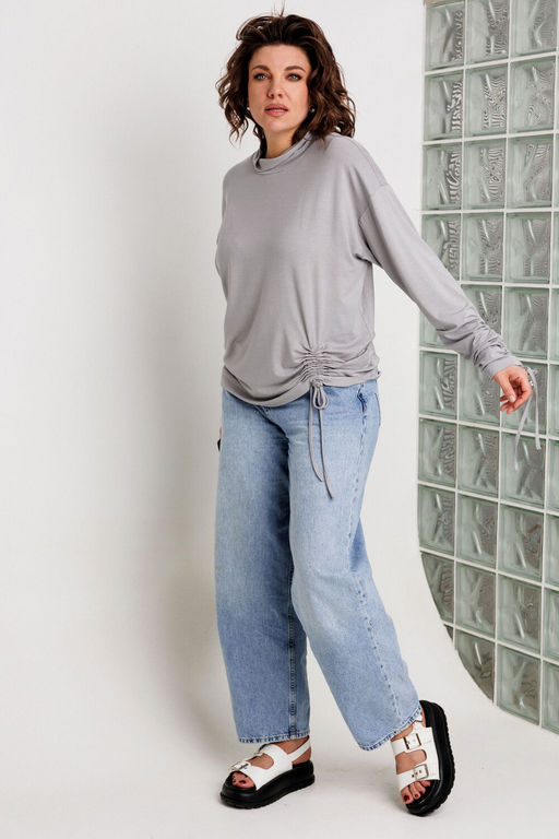 Джемпер BegiModa 4161 пепел  фото 5