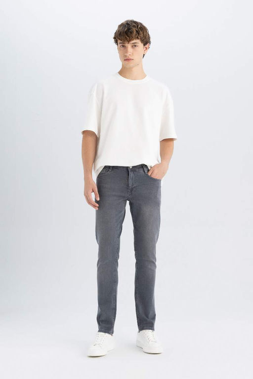 Узкие джинсовые брюки узкого кроя Pedro - Defacto фото 3