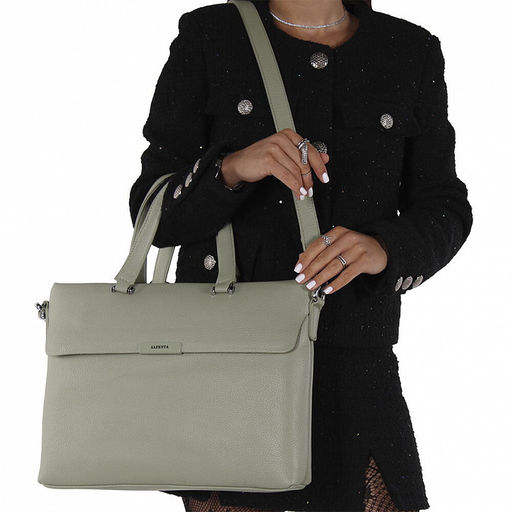 Сумка 593362 gray green Velina Fabbiana-Safenta