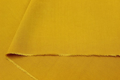 Плательная вискоза цв.Желто-горчичный, СОРТ2, ш.1.45м, вискоза-100%, 200гр/м.кв#046626 - Купава фото 3