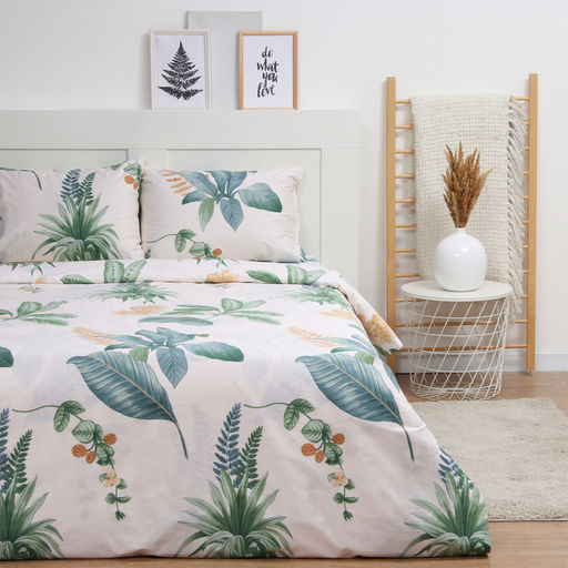 Постельное бельё LoveLife дуэт Тропики 143х215см-2шт, 225х240см,50х70см-2шт хлопок, сатин 125г/м