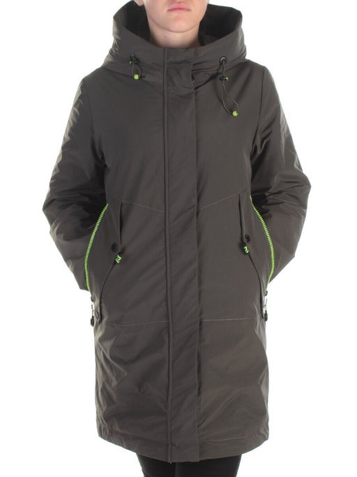 0829 KHAKI Куртка демисезонная женская RikA (150 гр.синтепона) - Фабричный китай фото 2