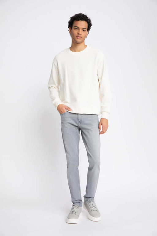 Pedro Slim Fit Джинсовые брюки узкого кроя с нормальной талией и узкими штанинами - Defacto фото 3