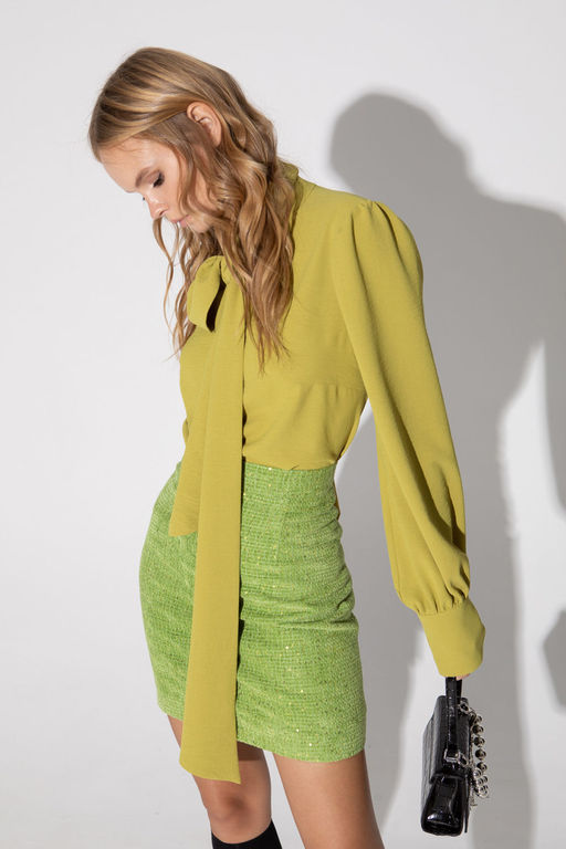 Блуза Pirs 5040 лаймовый  фото 4