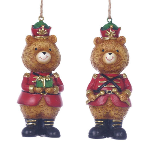 Фигурка декоративная подвесная "Медвежонок", L3,5 W3,5 H10,5 см, 2в.