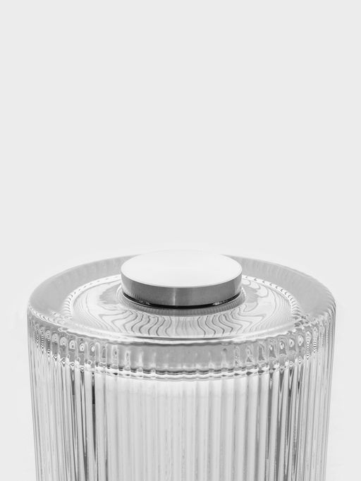 Стакан Magistro «Тор. Грани» 250 мл, 9×10 см, на вращающейся подставке, стекло, прозрачный