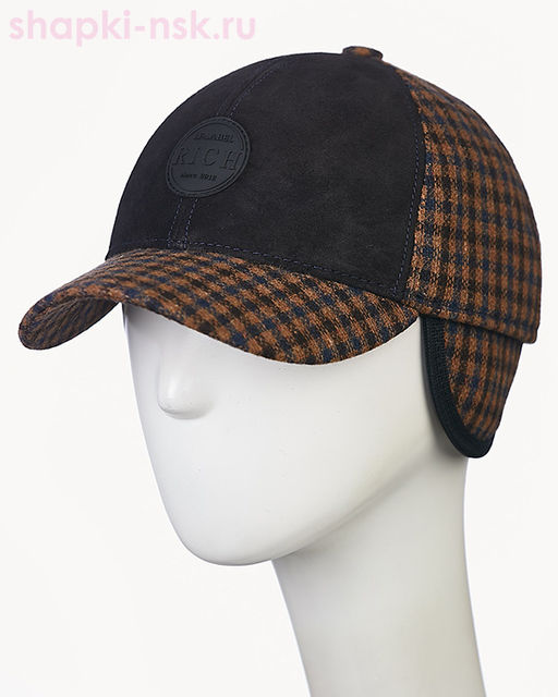 0706-43R Бейсболка мужская флис (56-62)