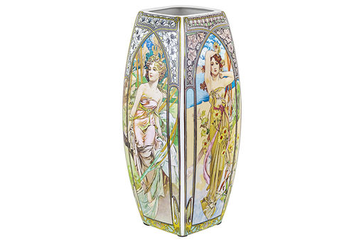 Ваза 3 л 12,5*12,5*28 см Времена суток квадрат, NEW BONE CHINA - Elan gallery фото 4