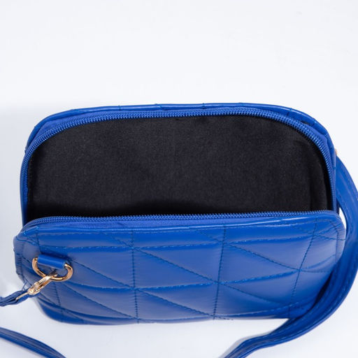 Сумка кросс-боди на молнии, цвет синий - Simaland фото 7