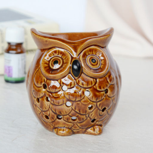 Аромалампа Сова 9 см / 1609 /уп 144/ (Голубой) - Галеонтрейд фото 4