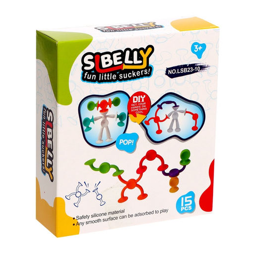 Мягкий конструктор детский Забавные присоски, 15 деталей - Simaland фото 7