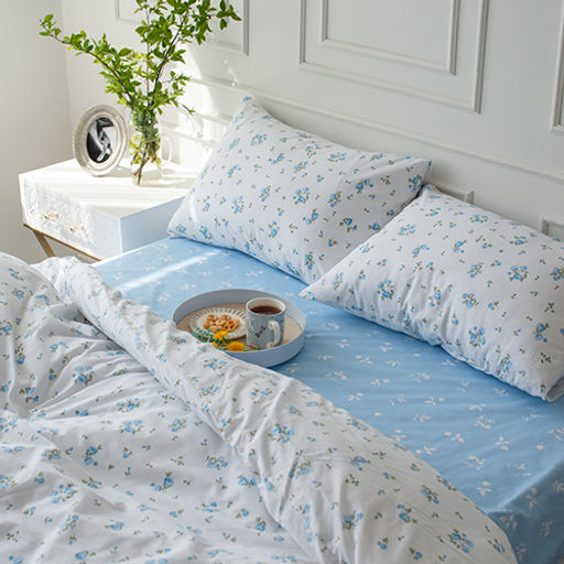 КПБ 2,0 спальный (с простыней на резинке 160х200х25, 2 наволочки 50х70), Подснежники (серо-зеленый) ВБ Пододеяльник на молнии 177х217; простыня на резинке 160х200х25, наволочка 50х70 - 2шт. 2,0 спальный с простыней на резинке 160х200х25 - Традиция фото 6