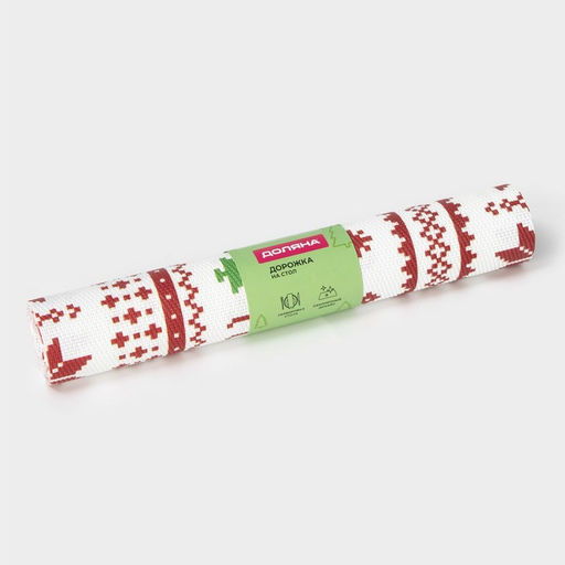 Дорожка на стол Доляна Новый год, 180?30 см, белая