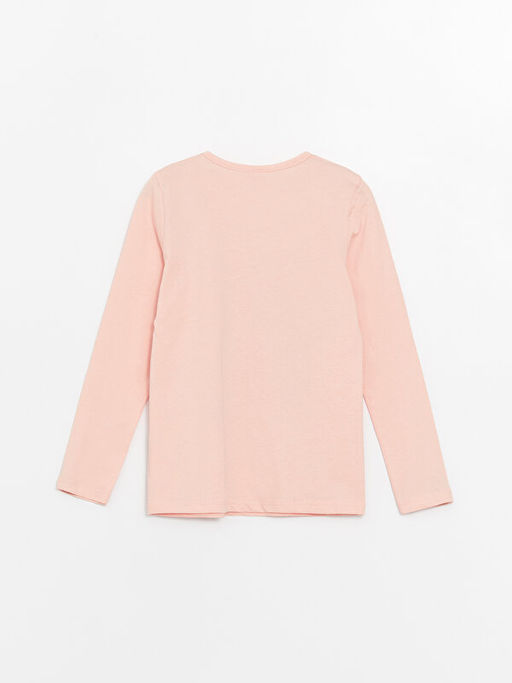 Bisiklet Yaka Bask?l? Uzun Kollu K?z ?ocuk Pijama Tak?m? - Waikiki фото 3