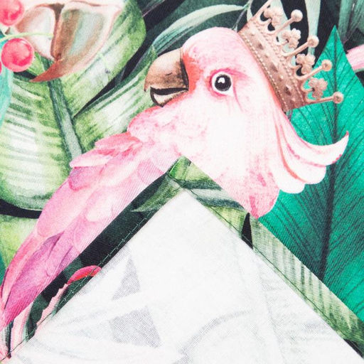 Полотенце Этель Tropical parrots 40х73 см, 100% хлопок, саржа 190 гр/м2  фото 4