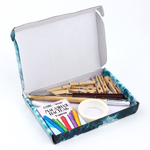 Набор для рисования масляной пастелью. Открытки своими руками «Морское настроение», набор для творчества, 4 шт.