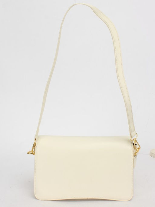 Сумка женская искусственная кожа Ch&K-803, 1отд, плечевой ремень, белый SALE 253365 - Adelia фото 7