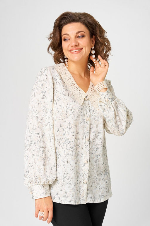 Блуза Svetlana Style 2304 молочный принт
