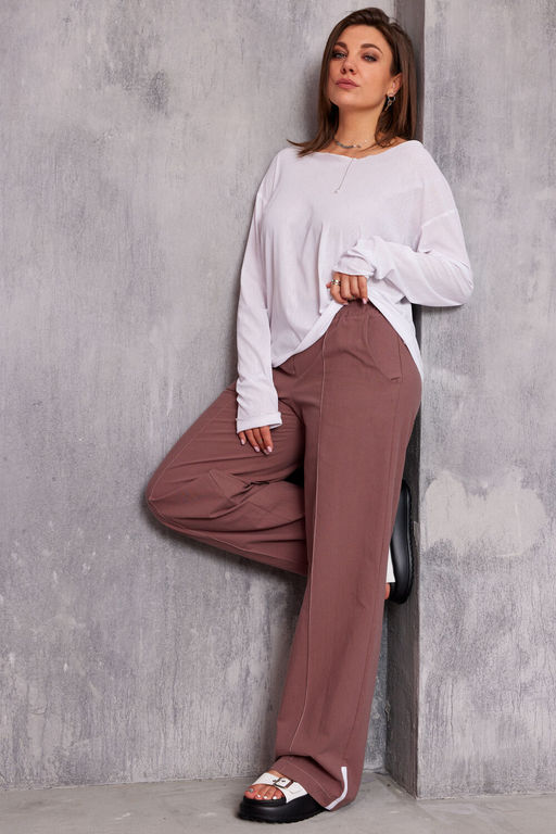 Брюки BegiModa 6066 виноград  фото 5