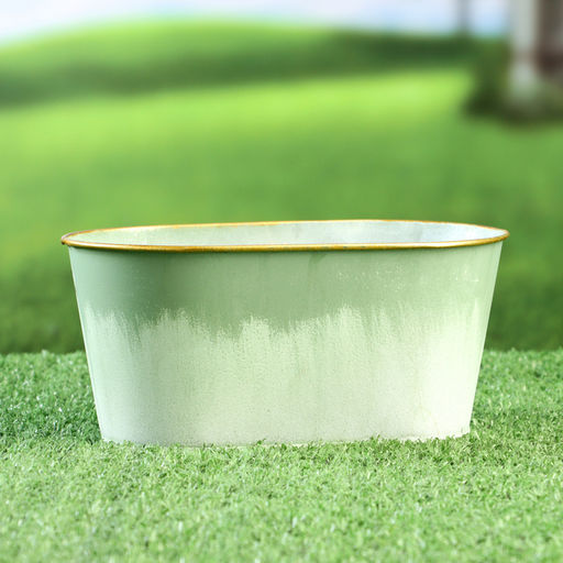 Кашпо «Ведёрко Генри», 11×19×9 см, зелёный