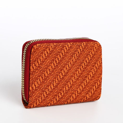 Кошелёк на молнии «Сердце», красный