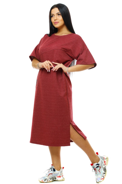 Платье женское, цвет красный