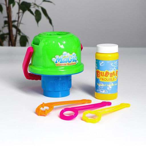 Мыльные пузыри Ведёрко и 3 ключика 16,5х15х12 см - Simaland фото 2