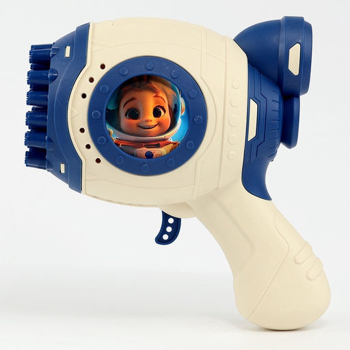 Генератор мыльных пузырей Зайчик, синий, 18?10?18 см - Funny toys фото 7