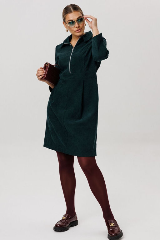 Платье ANELLI 1752 тишина мха  фото 8