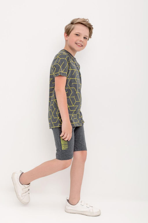 КР 400610/тем.серый меланж к422 шорты для мал - Crockid фото 5