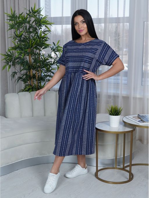 Анабель платье женское (горчица) - Lovetex фото 14