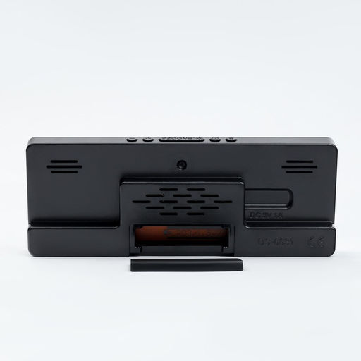 Часы электронные настольные, будильник, термометр, 17.5×6.8 см, красная индикация