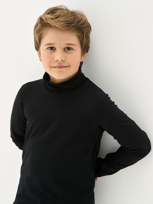 Черная водолазка для мальчика - Kogankids фото 10