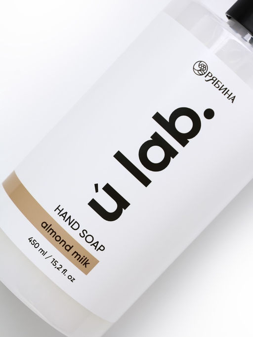 Мыло для рук жидкое, 450 мл, аромат миндальное молоко, ULAB - URAL LAB фото 8