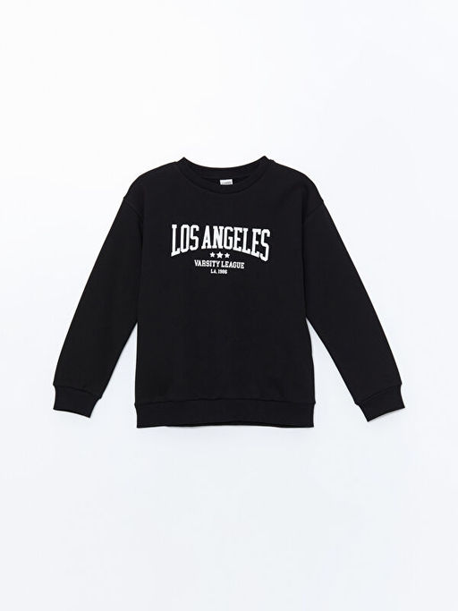 Bisiklet Yaka Unisex ?ocuk Sweatshirt