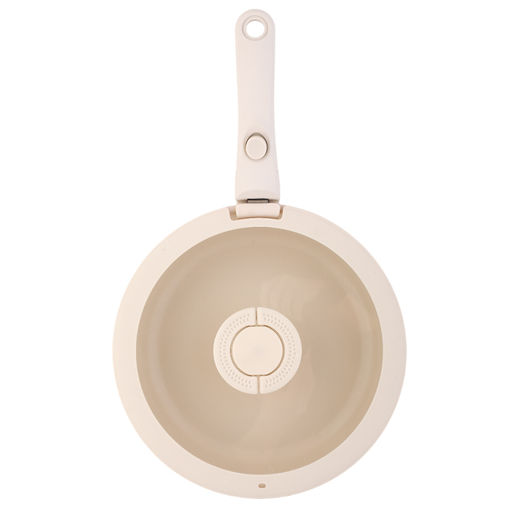 Набор посуды для приготовления со съемной ручкой smart ceramic, 7 предметов, цвета топленого молокатермо