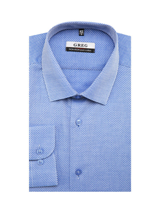 Сорочка мужская длинный рукав GREG 213/231/8705/Z  фото 2