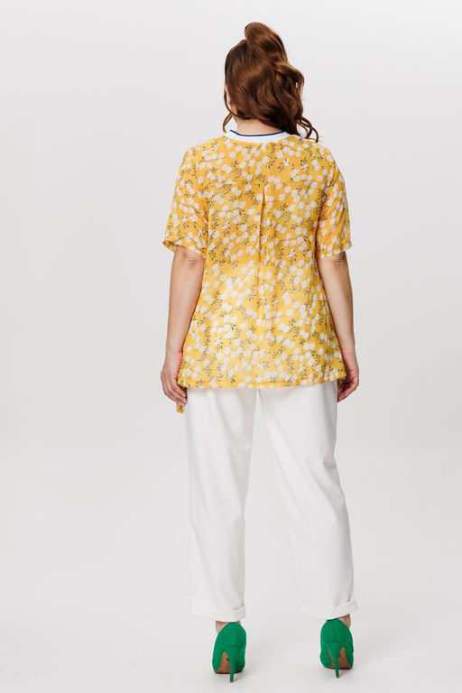 Костюм Michel Chic 1415 горчичный, белый