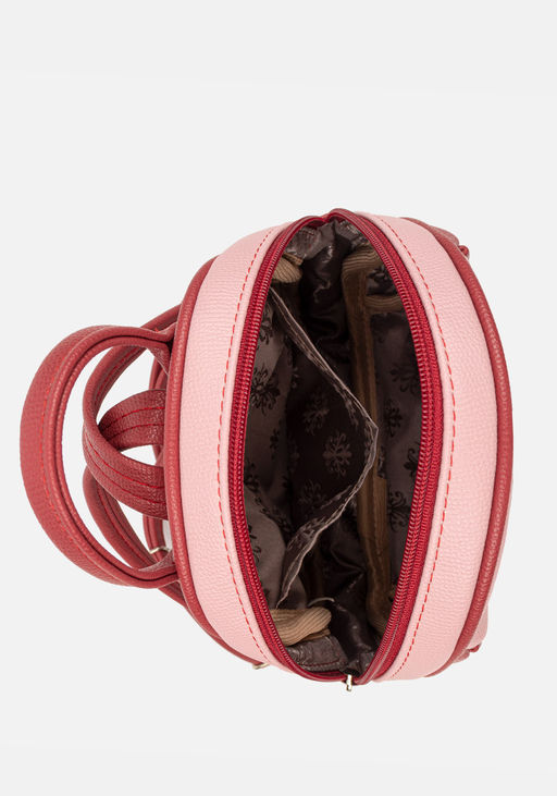 Рюкзак Модель №1466 | кожзам | зернистая | красный розовый | Р831-9 | 32327 - L-craft фото 5