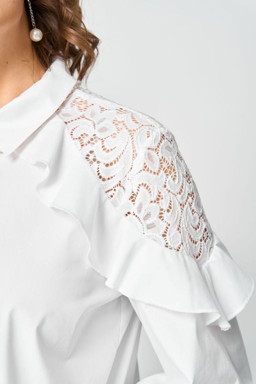 Блуза EVA GRANT 7174-1 белый