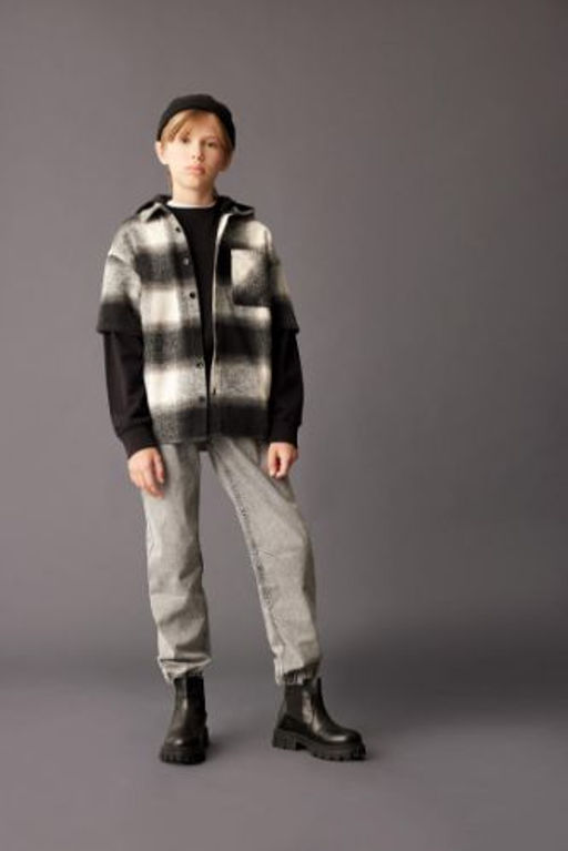Erkek Cocuk Beli Bagc?kl? Cepli Lastikli Paca Jogger Jean Pantolon