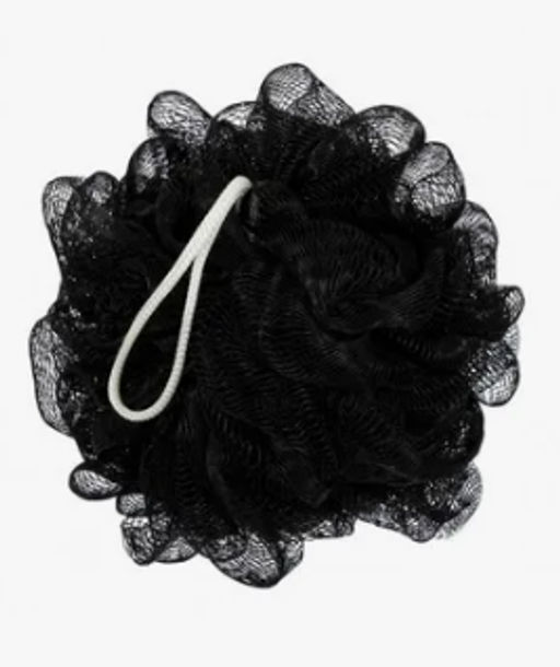 Avikomp ЭДИТ мочалка д/тела УГОЛЬ body шар (1шт) нейлон, черная