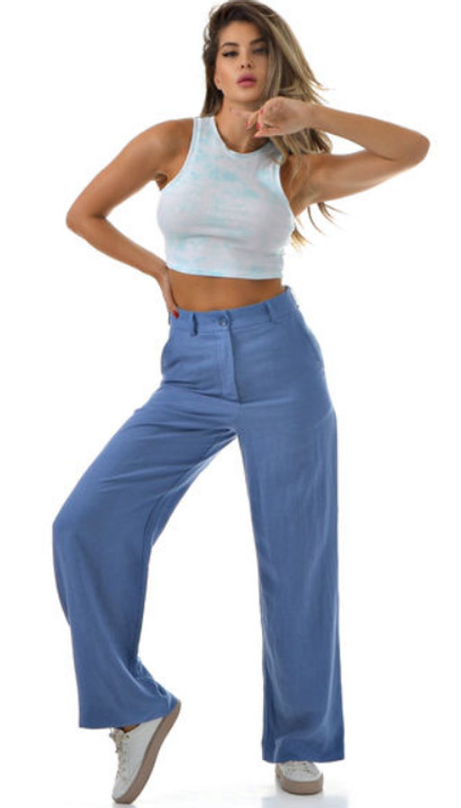 Брюки из льна с вискозой на молнии. - А+б коллекция фото 11