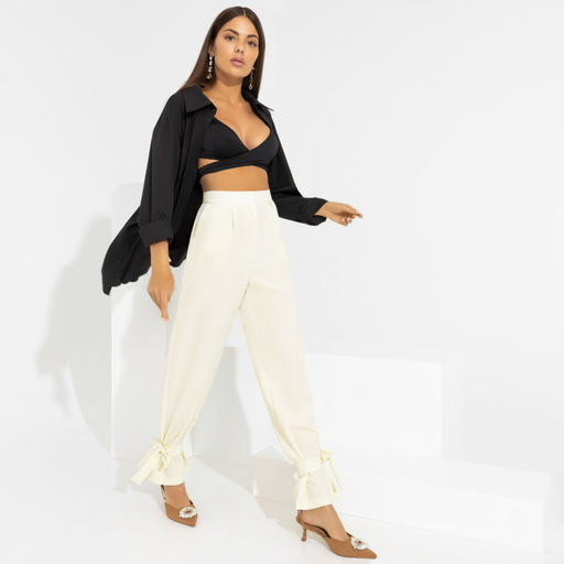 Брюки Импульсы города (вайт) - Charutti фото 4