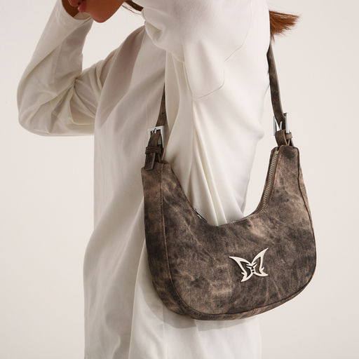 Сумка женская, багет, на молнии, цвет коричневый - Simaland фото 9