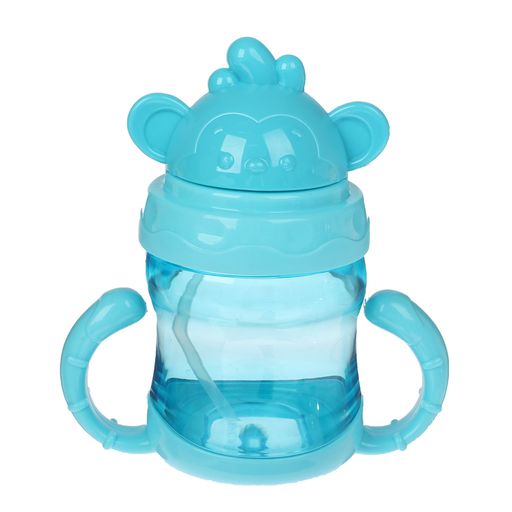 Поильник с трубочкой, 240 мл, с ручками, цвета МИКС - Simaland фото 4