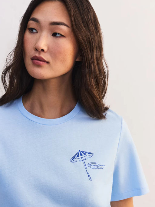 Футболка из хлопка с принтом ZR2605013411-41 / Zarina